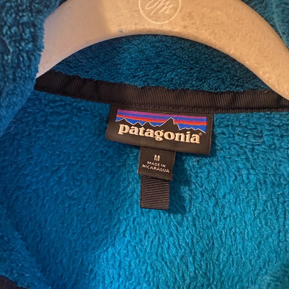 Teal Patagonia Re-Tool Fleece - Picture 3 of 5